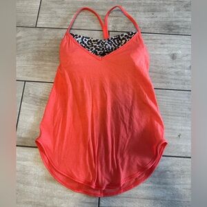 Lululemon Tank Top Bra Top Sz 4 Animal Print